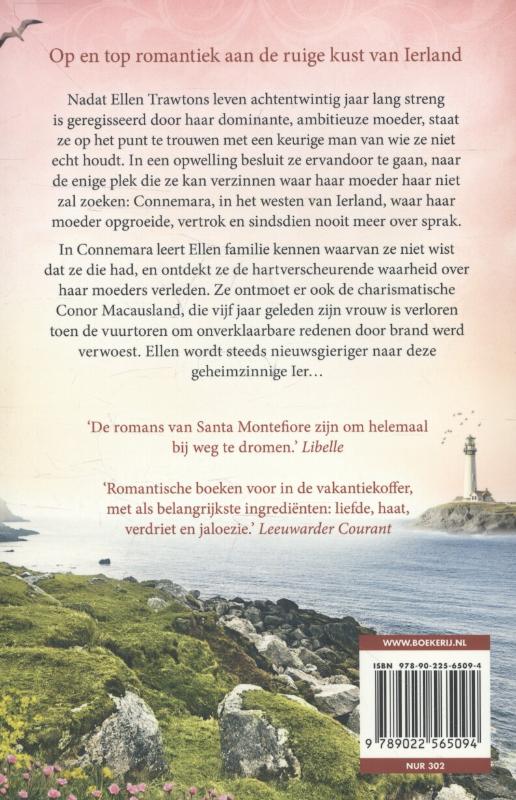 Achterkant van De vuurtoren van Connemara