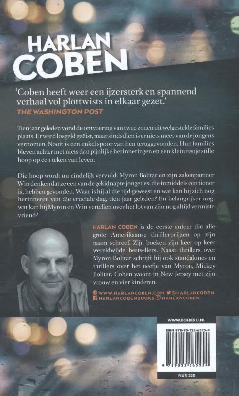 Achterkant van Naar huis