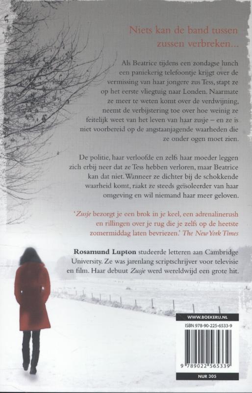 Achterkant van Zusje