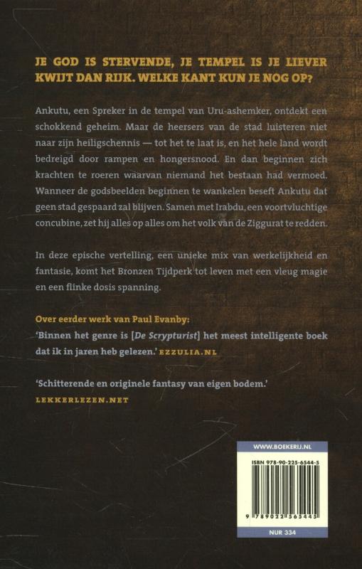 Achterkant van Een rivier van goden