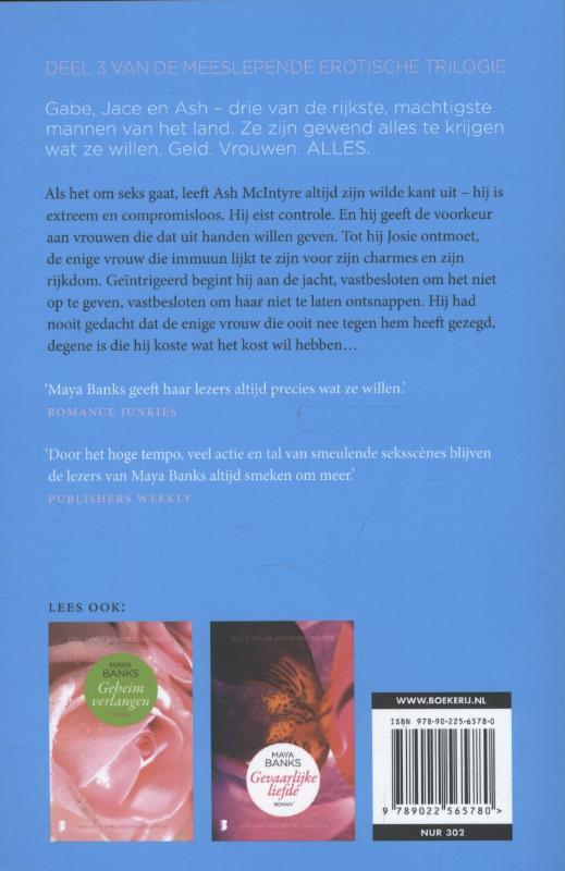 Achterkant van Vurige obsessie
