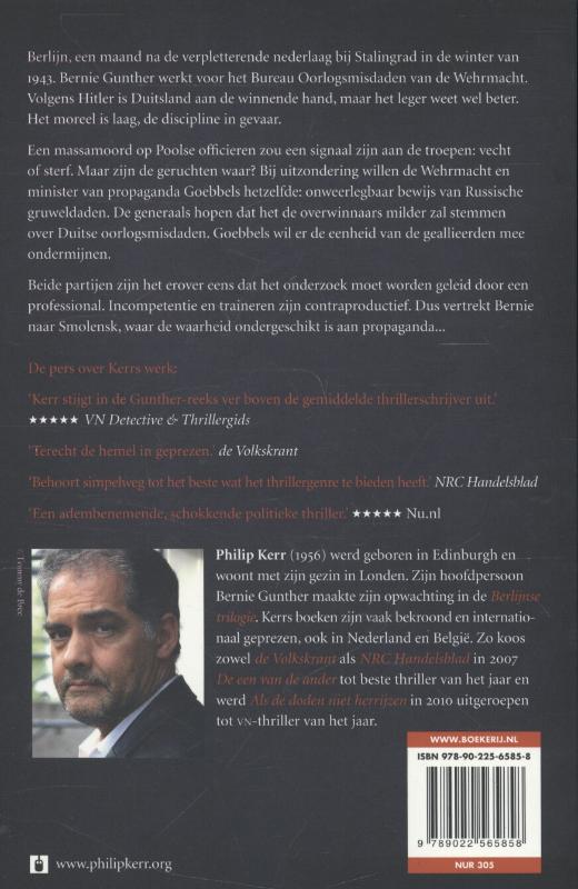 Achterkant van De man zonder adem