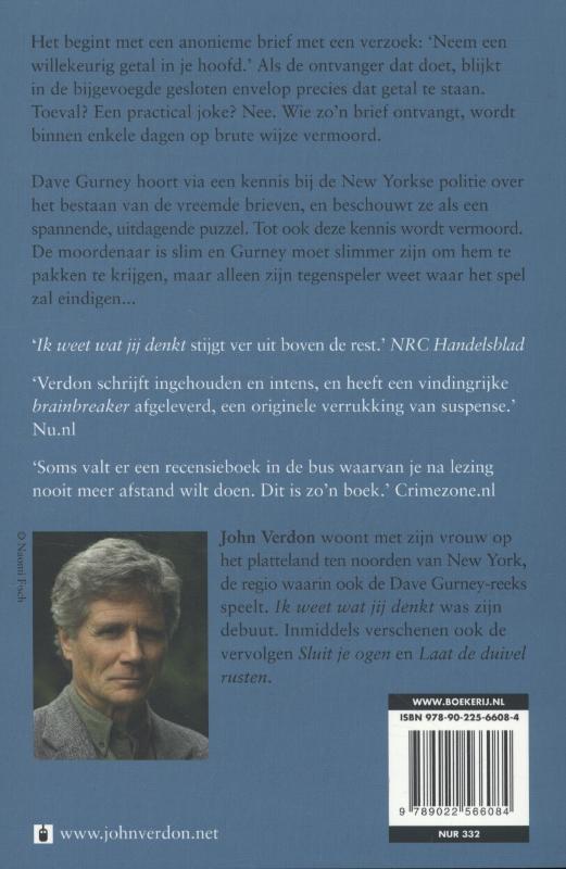 Achterkant van Ik weet wat jij denkt