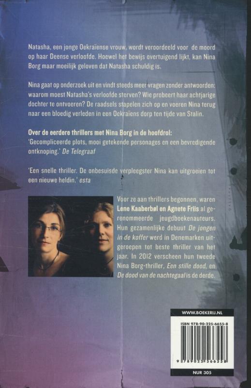 Achterkant van De dood van de nachtegaal
