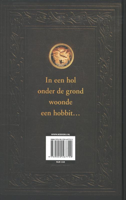 Achterkant van De hobbit