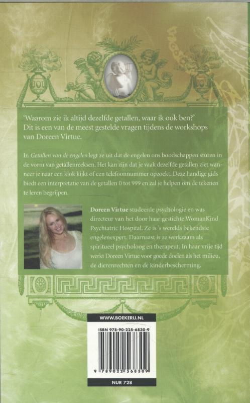 Achterkant van Getallen van de engelen
