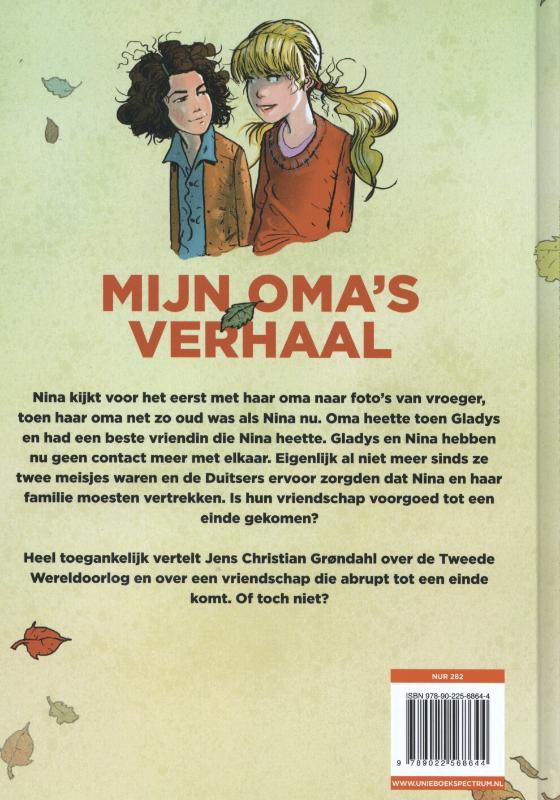 Achterkant van Mijn oma's verhaal