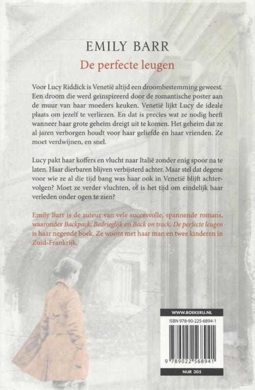 Achterkant van De perfecte leugen