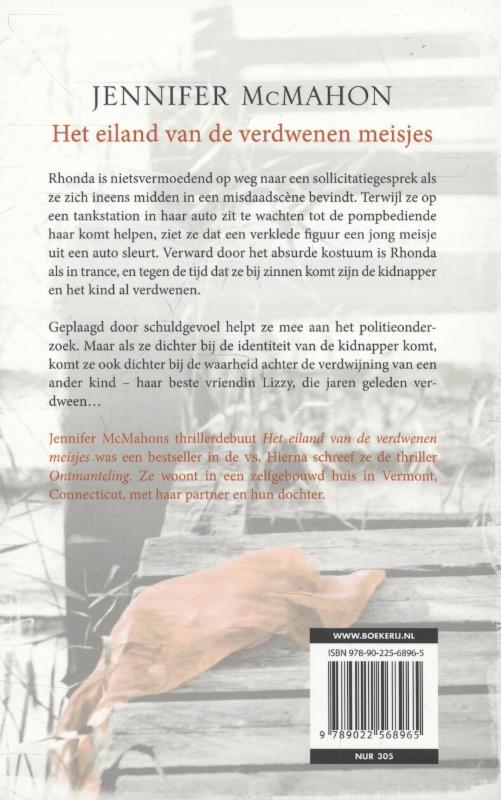 Achterkant van Het eiland van de verdwenen meisjes