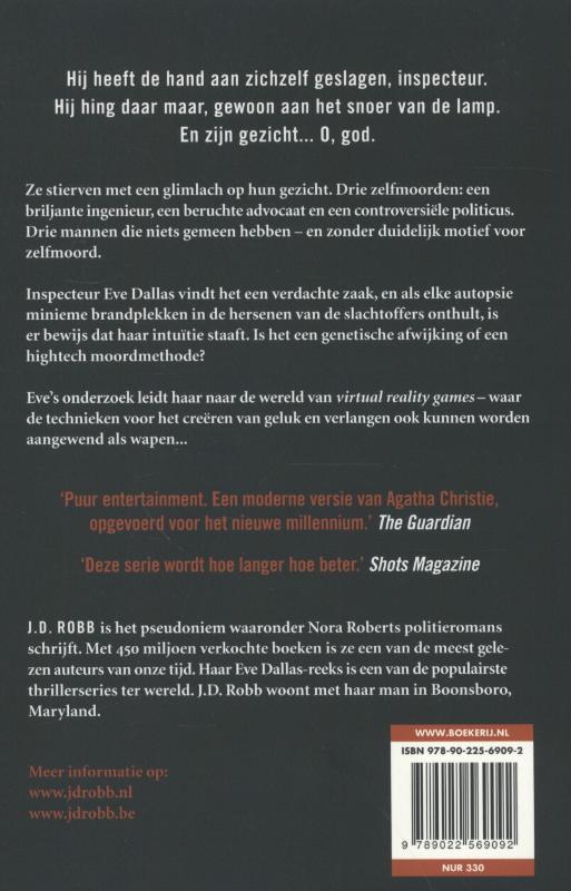 Achterkant van Vermoord in extase