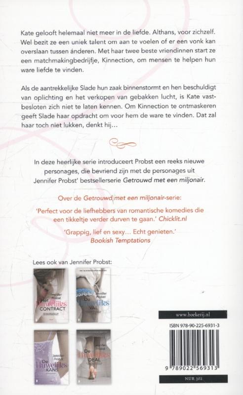Achterkant van Op zoek naar jou