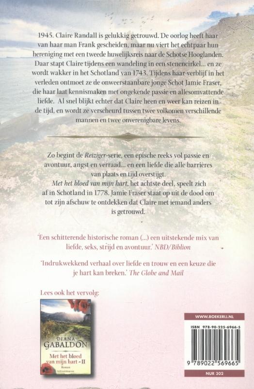 Achterkant van Met het bloed van mijn hart - boek 1