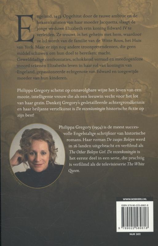 Achterkant van De rozenkoningin