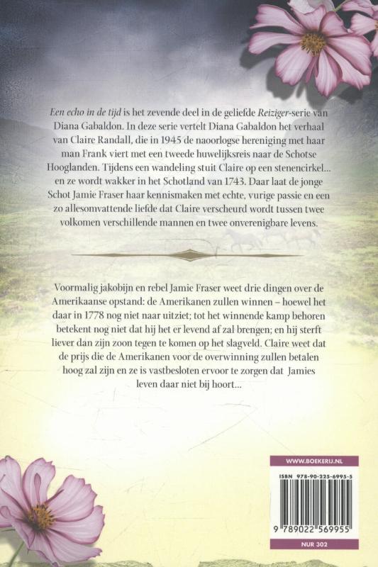 Achterkant van Een echo in de tijd
