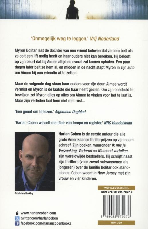 Achterkant van Eens beloofd