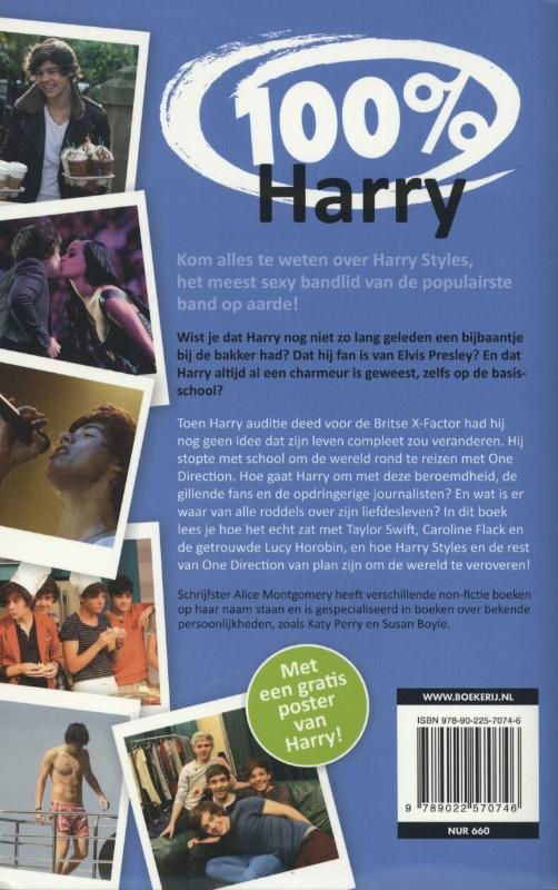 Achterkant van 100% Harry