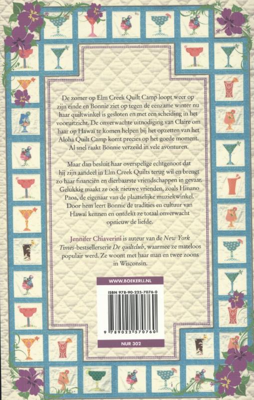 Achterkant van De alohaquilt