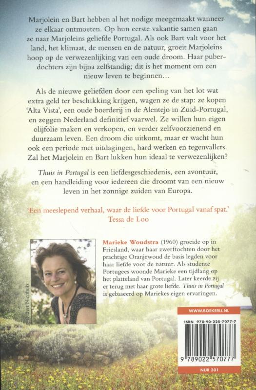 Achterkant van Thuis in Portugal