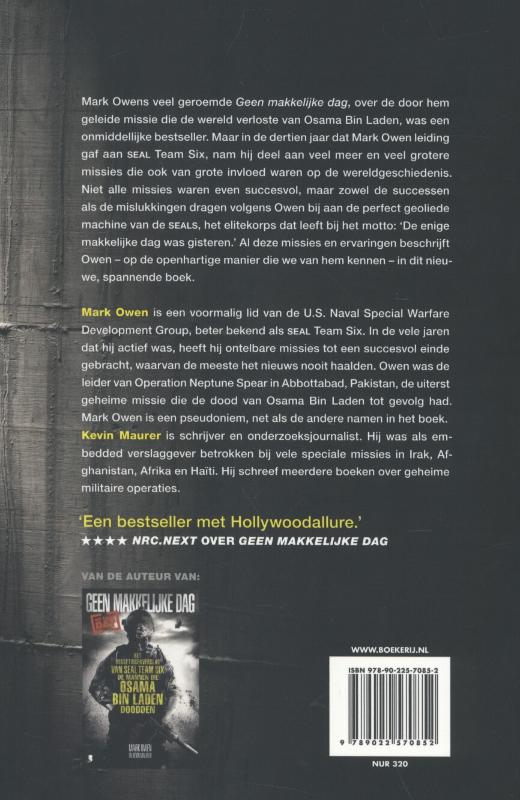 Achterkant van Geen held