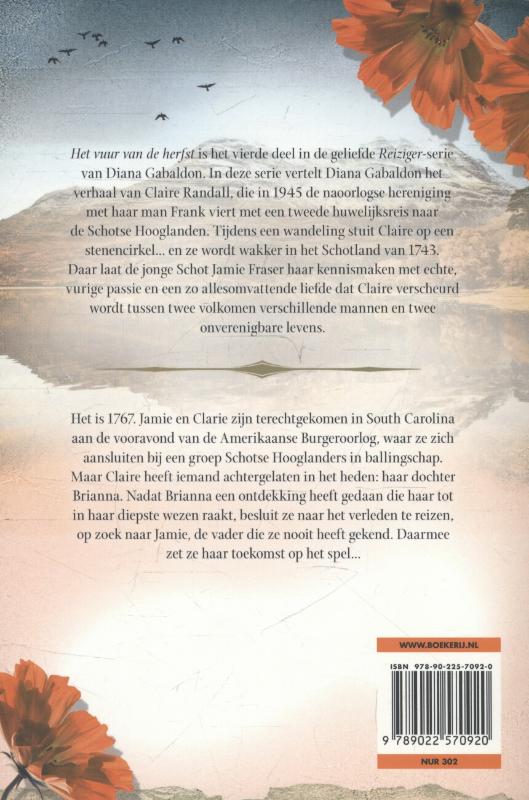 Achterkant van Het vuur van de herfst