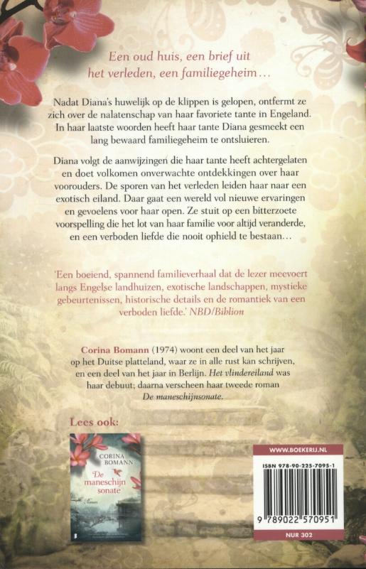 Achterkant van Het vlindereiland