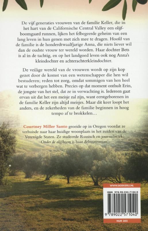 Achterkant van Onder de olijfboom