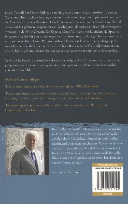 Achterkant van Nacht van het kwaad