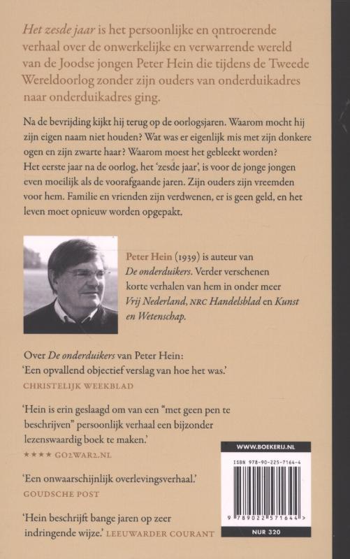 Achterkant van Het zesde jaar