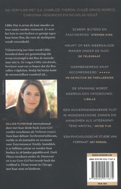 Achterkant van Dark Places