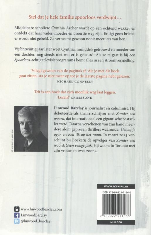 Achterkant van Zonder een woord