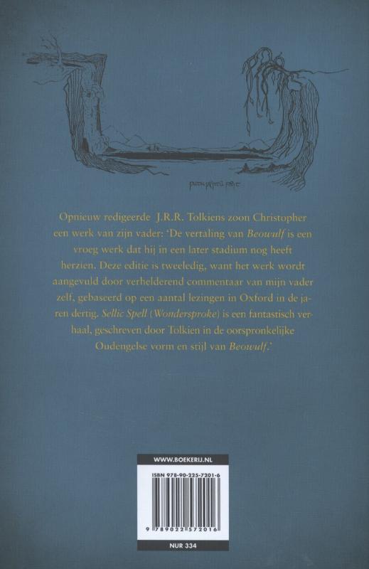 Achterkant van Beowulf