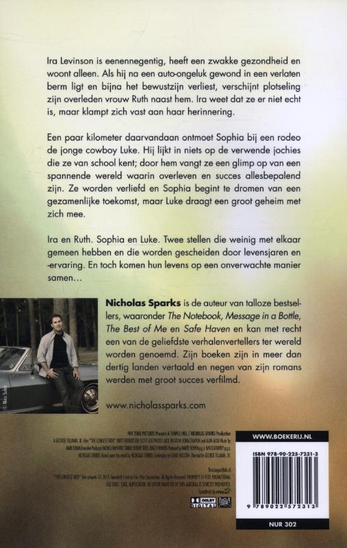 Achterkant van The longest Ride
