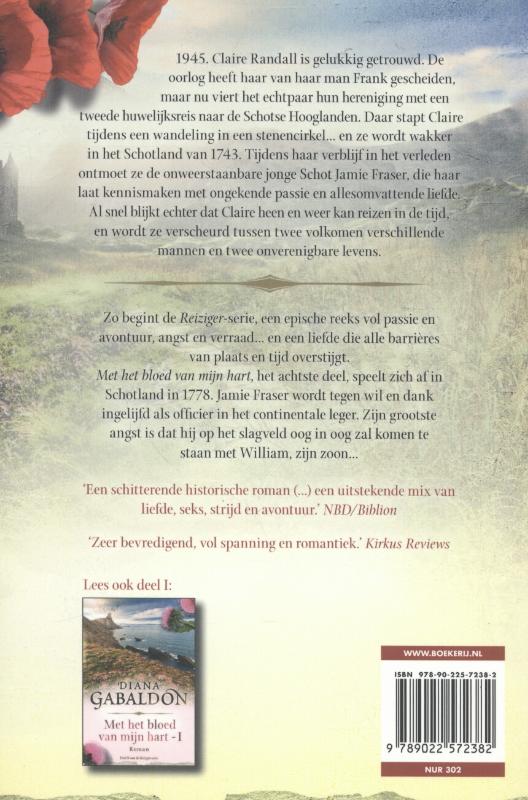 Achterkant van Met het bloed van mijn hart - boek 2