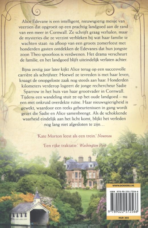 Achterkant van Aan de rand van het meer