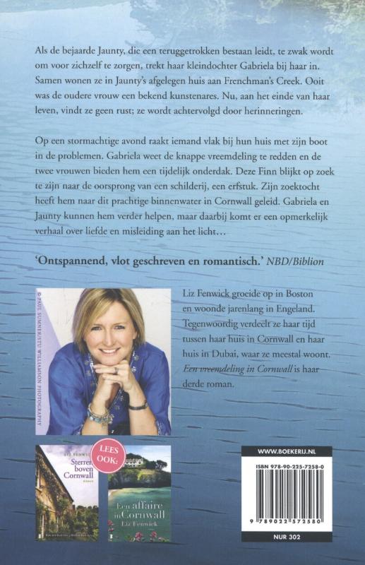 Achterkant van Een vreemdeling in Cornwall