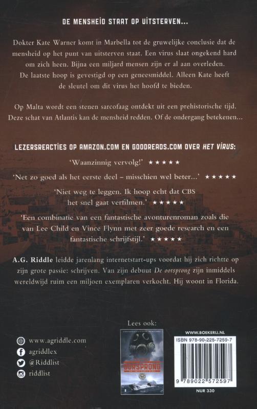 Achterkant van Het virus