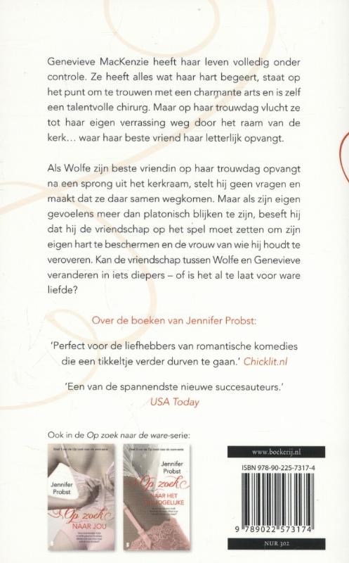 Achterkant van Op zoek naar geluk