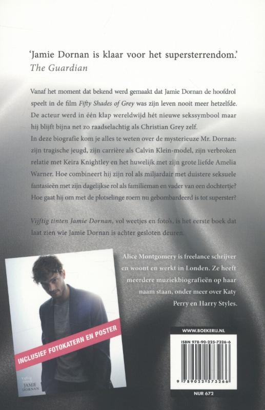 Achterkant van Vijftig tinten Jamie Dornan