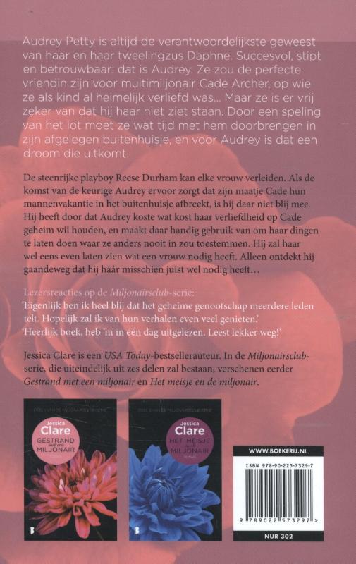 Achterkant van In bed met een miljonair