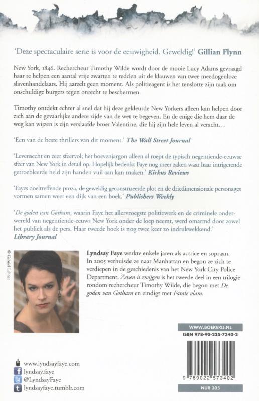 Achterkant van Zeven is zwijgen