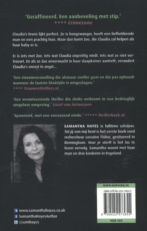 Achterkant van Tot jij van mij bent