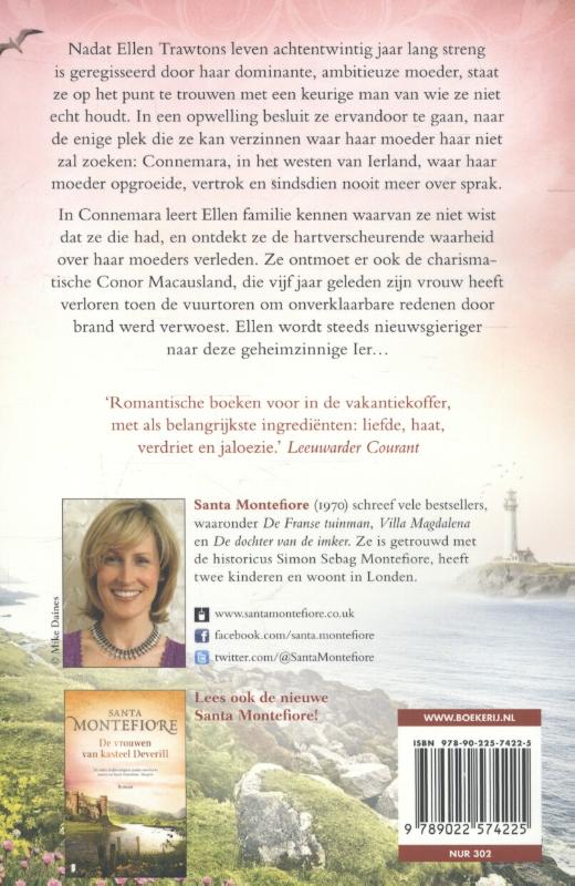 Achterkant van De vuurtoren van Connemara