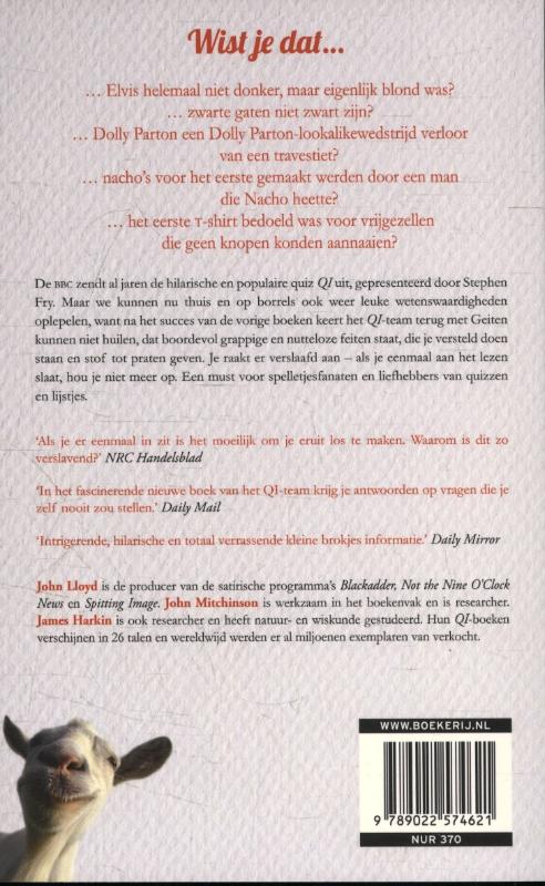 Achterkant van Geiten kunnen niet huilen