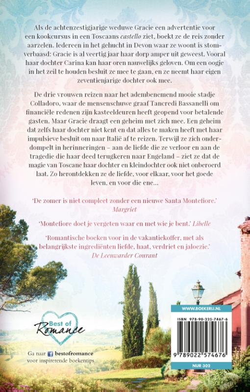 Achterkant van Onder de Italiaanse zon