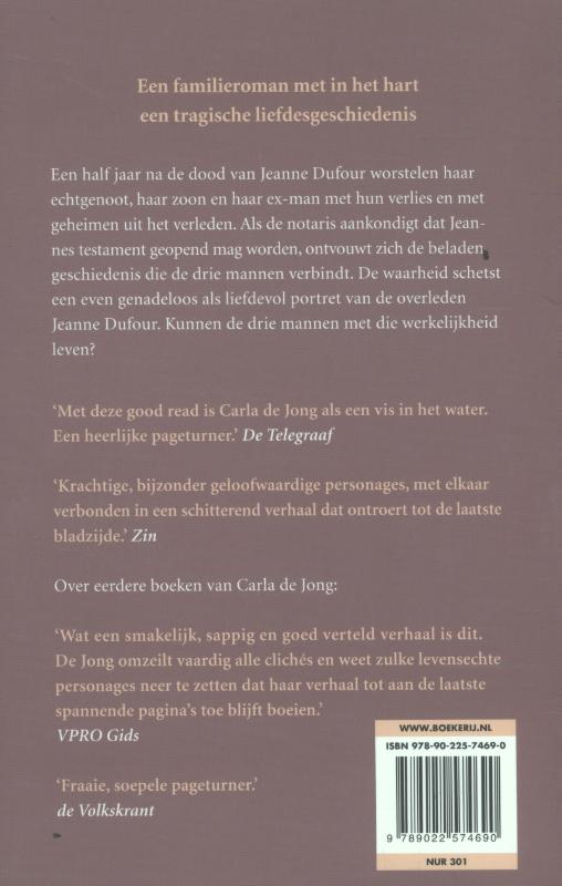 Achterkant van Nooit meer regen