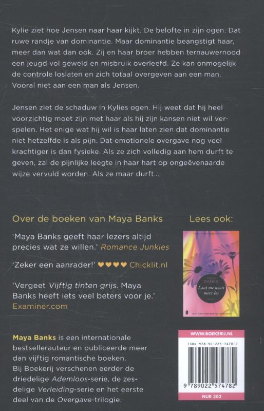 Achterkant van Ik geef me over