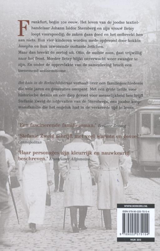 Achterkant van Het huis in de Rothschildstraat
