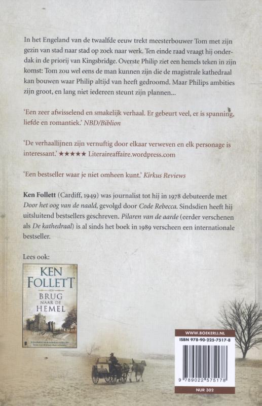 Achterkant van Pilaren van de aarde
