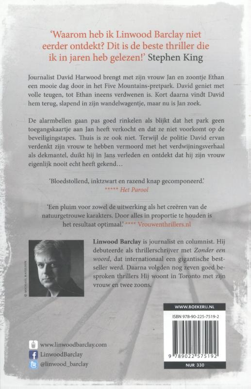 Achterkant van Kijk niet weg