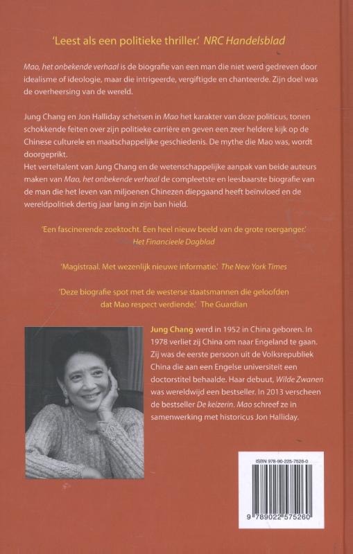 Achterkant van Mao